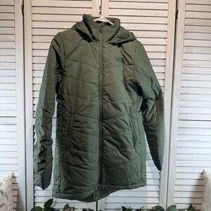 The North Face Women's Tamburello Insulated Parka Green Full Zip Jacket Size SP